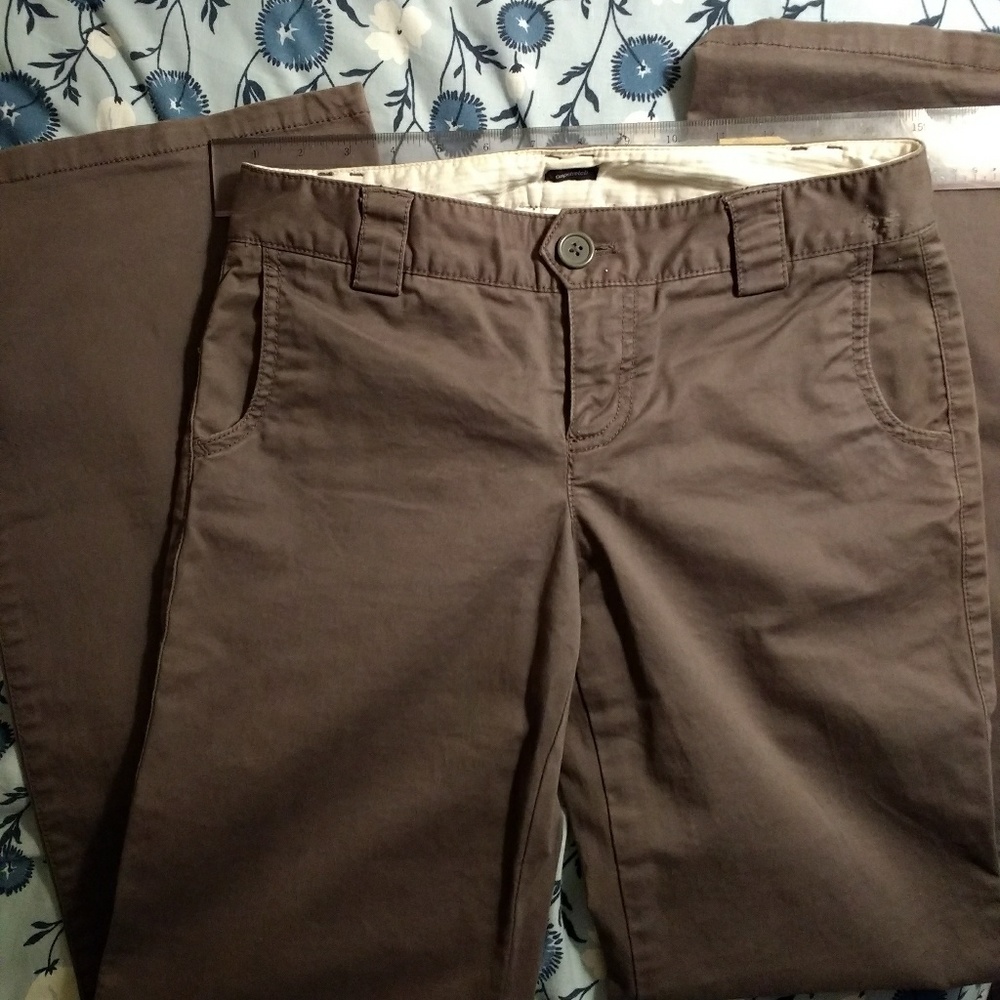 Dark grey cotton trouser pants in EUC